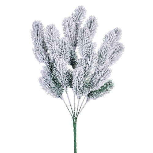 Charlton Home® 18.5" Snow Cedar Bush. It measures 18.5 inches tall